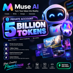 Аккаунт Muse AI | 5 миллиардов токенов | Мгновенная доставка