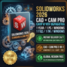 SOLIDWORKS 2026   CAM Pro • 2 Ключа • Global • 1 ПК • Мгновенная доставка