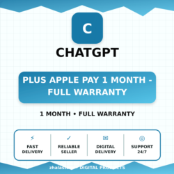 ChatGPT Plus Apple Pay 1 month - full warranty