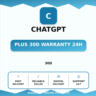 ChatGPT Plus 30D warranty 24H