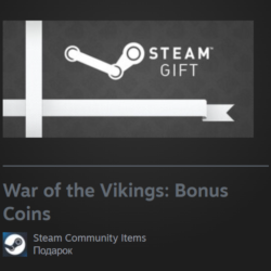 🎁 Гифт | РФ   Мир | War of the Vikings: Bonus Coins | Steam