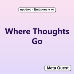 Ключ Where Thoughts Go Meta Oculus Quest
