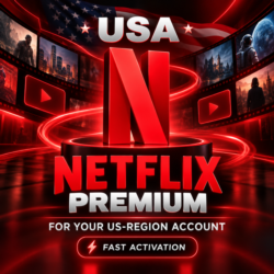 USA Виртуальная платёжная карта для оплаты Netflix | Для аккаунта с регионом США