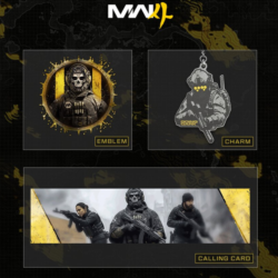 Call of Duty: Modern Warfare 4 | Twitch Drops | 3 награды | Брелок, эмблема, визитка