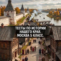 История нашего края 5 класс. Москва (комплект тестов)