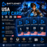 us Battle.net Blizzard США 5 / 10 / 20 / 50 USD КОД ПОПОЛНЕНИЯ