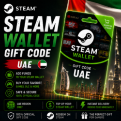 STEAM ОАЭ 20 - 400 AED КОД ПОПОЛНЕНИЯ