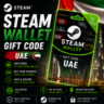 STEAM ОАЭ 20 - 400 AED КОД ПОПОЛНЕНИЯ