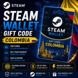 STEAM Колумбия 20 500 - 205 000 COP КОД ПОПОЛНЕНИЯ