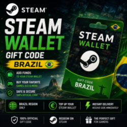 STEAM Бразилия 27 - 275 BRL КОД ПОПОЛНЕНИЯ