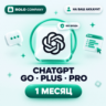 Подписка ChatGPT Plus, Go, Pro на 1 месяц | Без входа в аккаунт